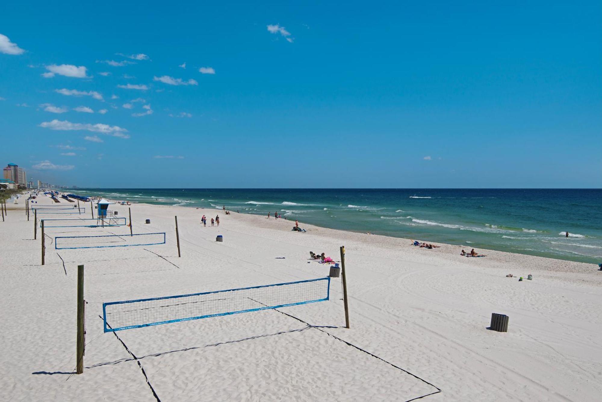 Steps To Paradise: Ground-floor 2br/2ba Beachfront Condo, Sleeps 8, Gulf Views! * Panama City Beach